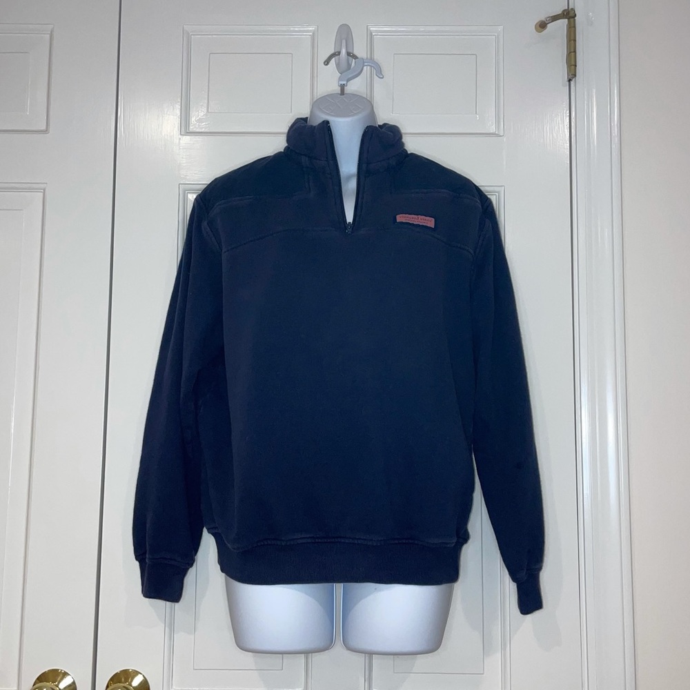Vineyard Vines The Shep Shirt navy quarter zip XS - Picture 2 of 9